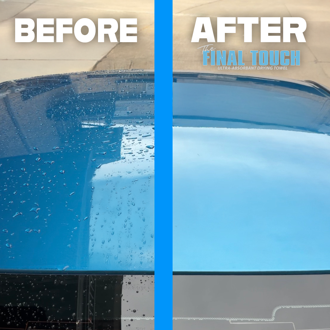 'The Final Touch' 2000 GSM Premium Twisted Loop Microfiber Drying Towel