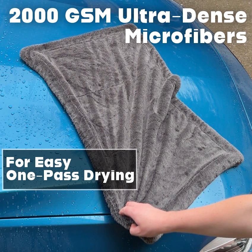 'The Final Touch' 2000 GSM Premium Twisted Loop Microfiber Drying Towel