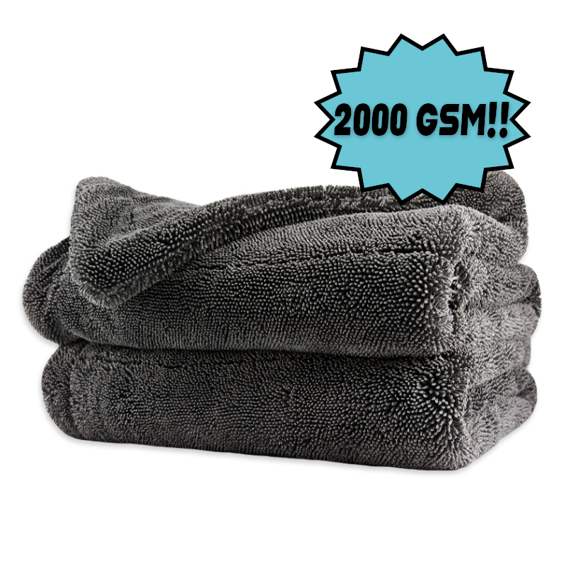 'The Final Touch' 2000 GSM Premium Twisted Loop Microfiber Drying Towel